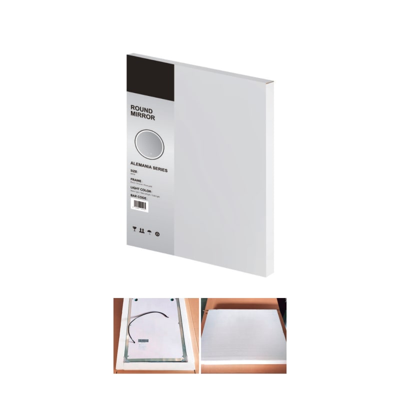 Espejo de baño con luz LED Francia Ledimex croquis 12