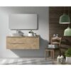 Mueble de baño con encimera de madera Landes Coycama ambiente 6