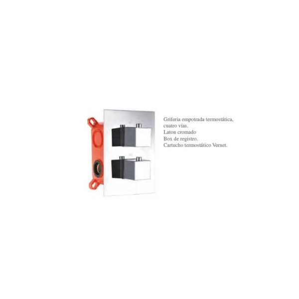 Conjunto de ducha empotrado Rodas Imex detalle 3