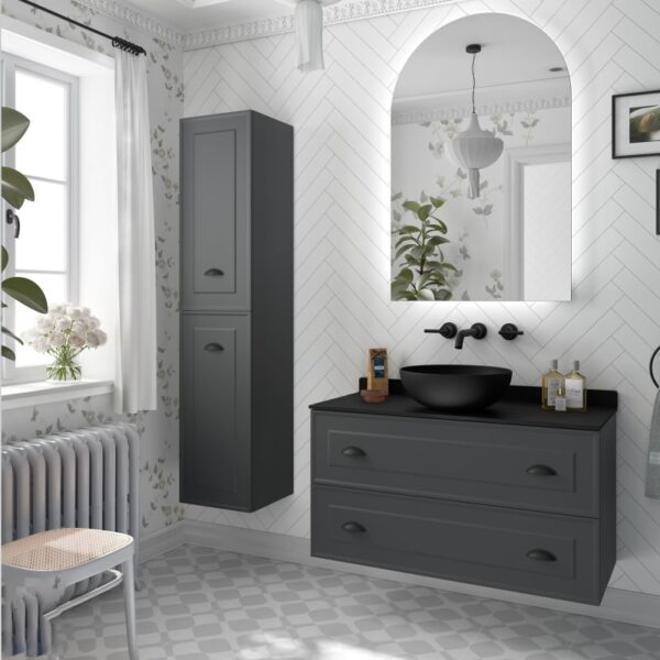 Mueble de baño con encimera de madera Renoir vintage Salgar principal 1