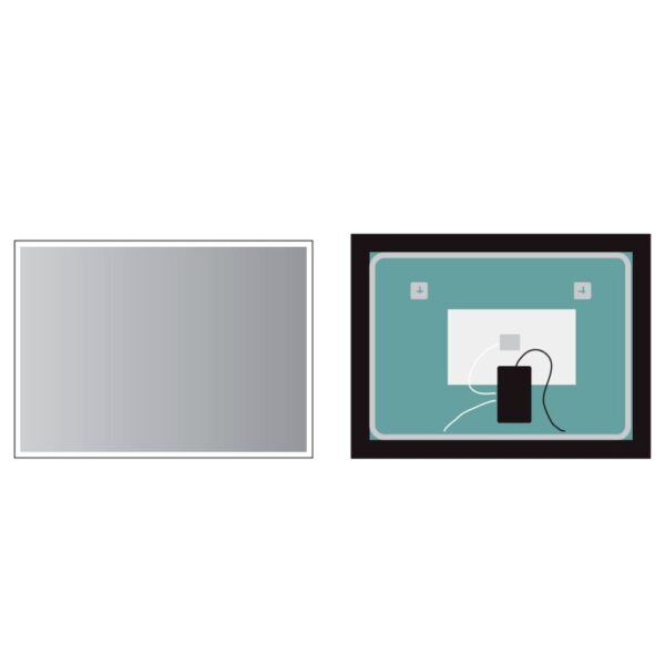 Espejo de baño con luz LED Suiza Ledimex croquis 8