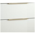 Conjunto mueble de baño fondo reducido 41cm Comet tirador dorado Coycama detalle 5