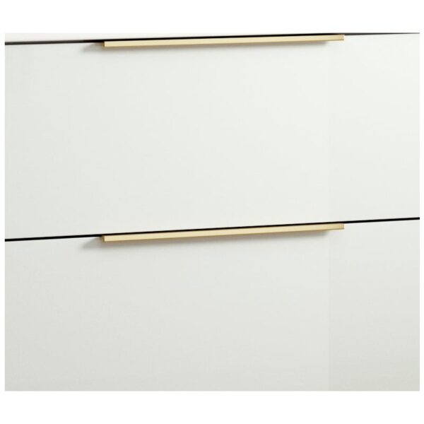 Conjunto mueble de baño fondo reducido 41cm Comet tirador dorado Coycama detalle 5