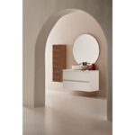 Conjunto mueble de baño con lavabo sobre encimera Deco Lux Sanchís principal 2