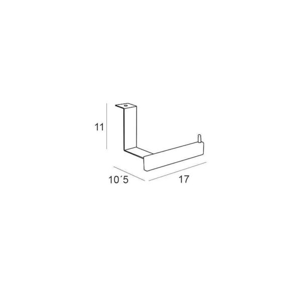 Toallero de baño Natural 1900 Manillons Torrent croquis 1