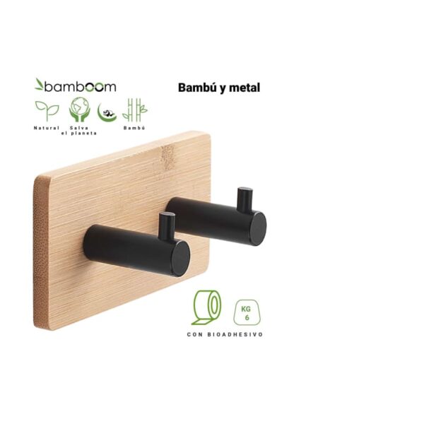 Conjunto de Perchas de baño Juncos Gedy detalle 2
