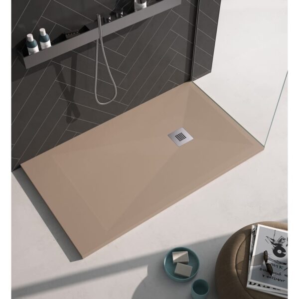 Plato de ducha de resina design basic ambiente 2