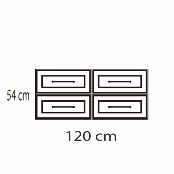 Mueble de baño Renoir Salgar croquis 1