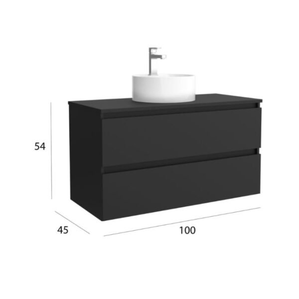 Mueble de baño para lavabo sobre encimera Bequia Salgar detalle 9