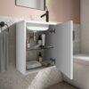 Conjunto completo mueble de baño fondo reducido 22 cm Loft Visobath detalle 3