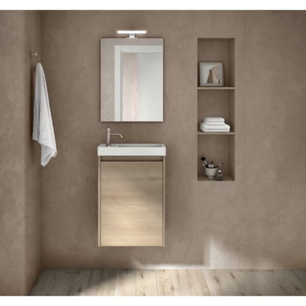 Conjunto completo mueble de baño fondo reducido 27,5 cm Enjoy Royo principal 2