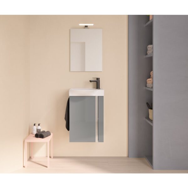 Conjunto completo mueble de baño fondo reducido 34 cm Elegance Royo principal 1