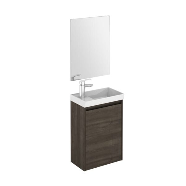 Conjunto completo mueble de baño fondo reducido 27,5 cm Enjoy Royo 3D 10