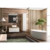 Mueble de baño Lambda con encimera de madera Coycama ambiente 18