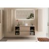 Conjunto mueble de baño con lavabo sobre encimera Bequia Salgar principal 4