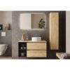 Conjunto mueble de baño con lavabo sobre encimera Bequia Salgar principal 3