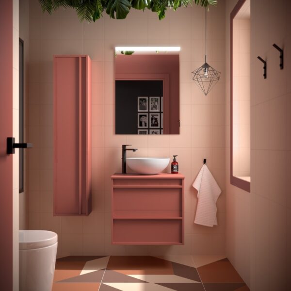 Mueble de baño con encimera de madera Attila Salgar principal 6