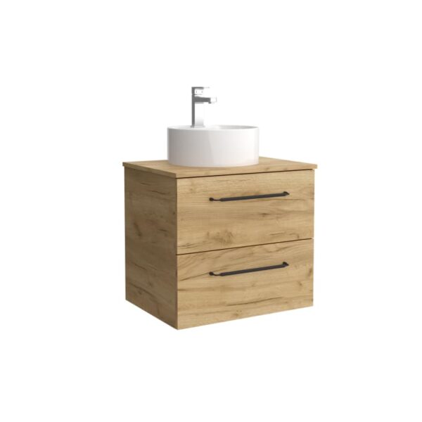 Conjunto mueble de baño con lavabo sobre encimera Moria Salgar detalle 4
