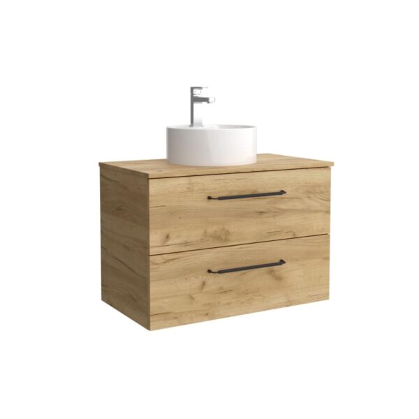 Conjunto mueble de baño con lavabo sobre encimera Moria Salgar detalle 5