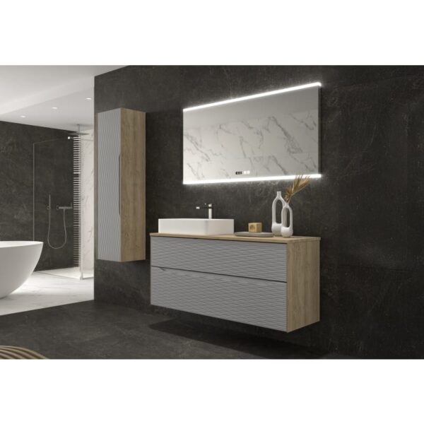 Mueble de baño con encimera de madera Sahara Coycama principal 7