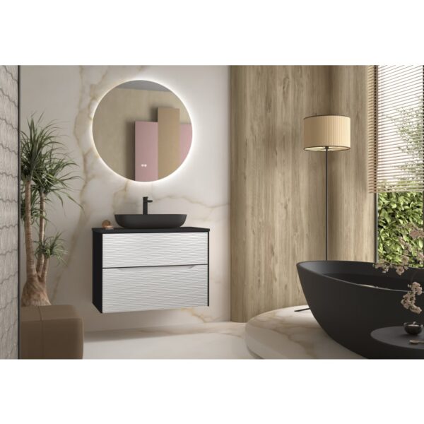 Mueble de baño con encimera de madera Sahara Coycama principal 1