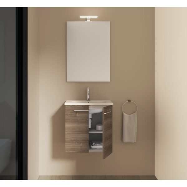 Conjunto completo mueble de baño fondo reducido 35 cm Street Royo principal 4