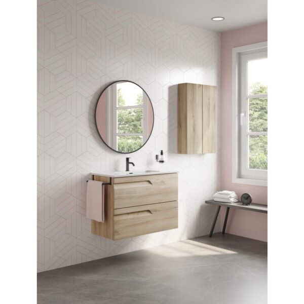 Conjunto mueble de baño fondo reducido 39 cm Vitale Royo ambiente 8