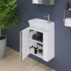 Conjunto mueble de baño fondo reducido 22 cm Versa Coycama detalle 4