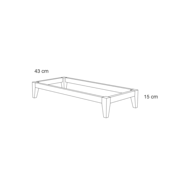 Mueble de baño con encimera hidrófuga Novus Avila Dos croquis 6