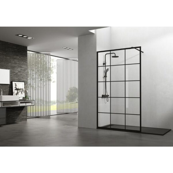 Mampara de ducha Screen Black Chess GME ambiente 2