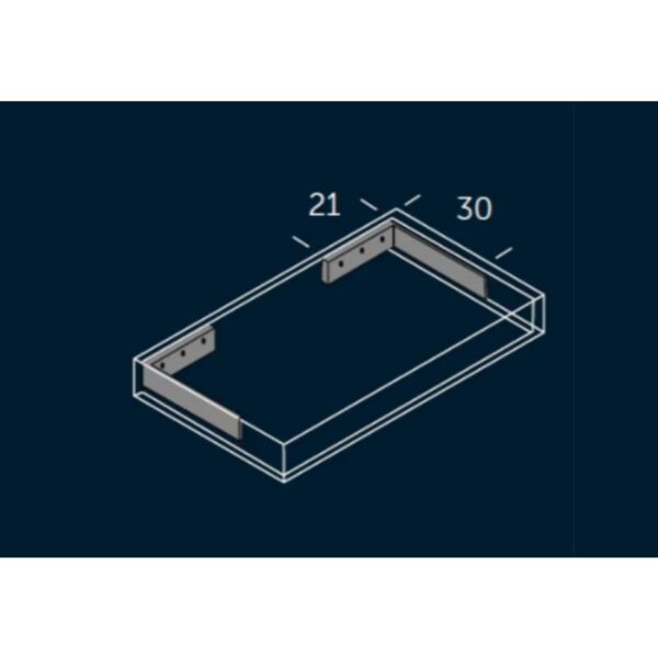 Lavabo suspendido Mara Masai Coycama croquis 16