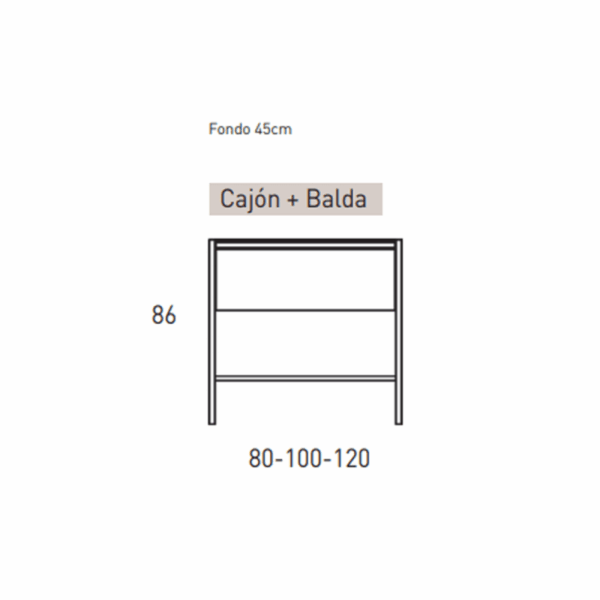 Mueble de baño Icon Visobath croquis 19