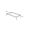 Mueble de baño con encimera hidrófuga Novus Avila Dos croquis 7