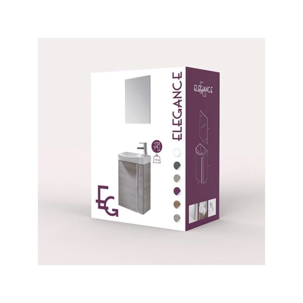 Conjunto completo mueble de baño fondo reducido 34 cm Elegance Royo opción 11