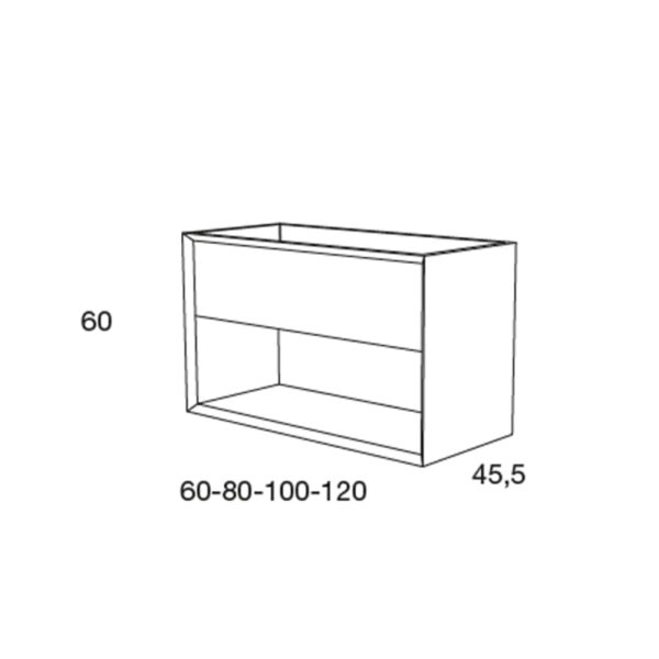 Mueble de baño Sue Lux Avila Dos croquis 3