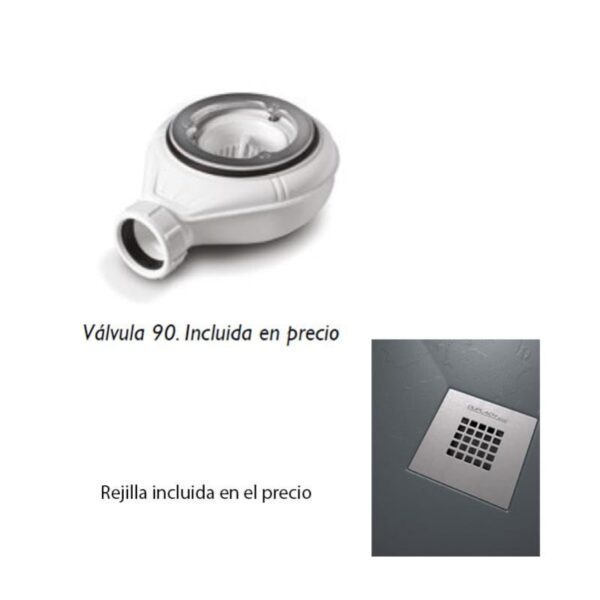 Plato de ducha de resina design basic croquis 4