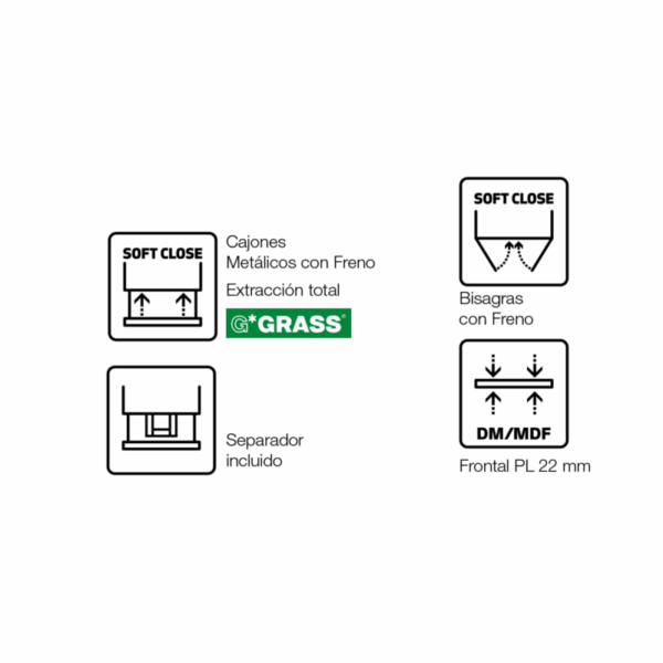 Conjunto mueble de baño Zama Sanchís opción 3