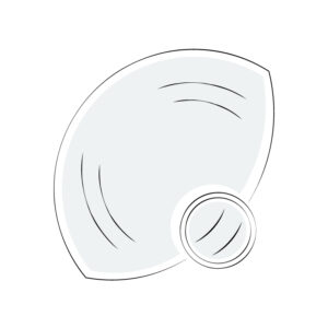 Espejos ovalados para baño