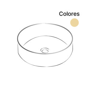 Lavabos color beige