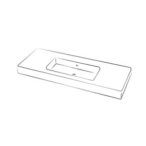 Lavabos suspendidos de solid surface