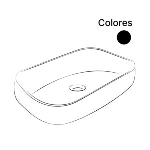 Lavabos suspendidos negros