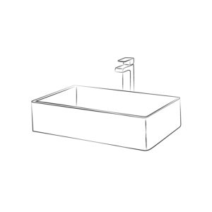 Lavabos sobre encimera modernos