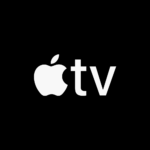 Logo blanco y negro apple tv