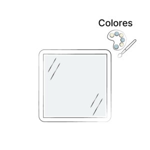 Espejos por color del marco
