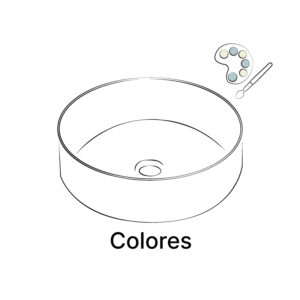 Lavabos de colores