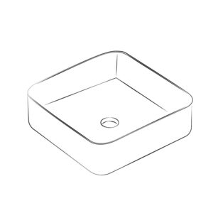 Lavabos suspendidos cuadrados