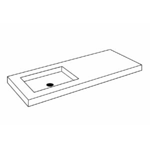 Lavabos desplazados a la izquierda