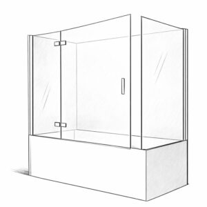 Angulares puertas abatibles o plegables