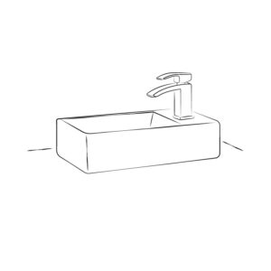 Lavabos suspendidos pequeños