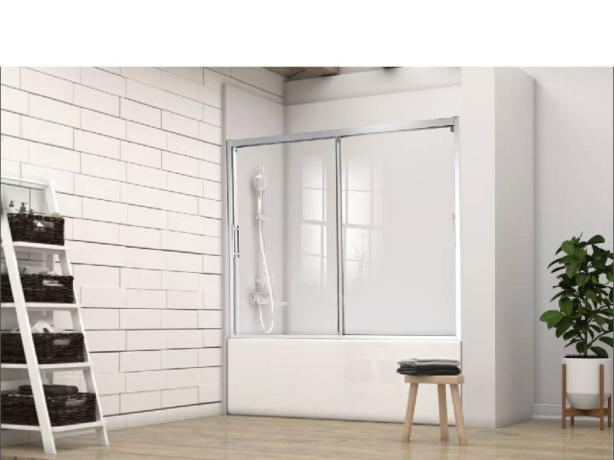 MAMPARA DE DUCHA 2 LADOS FUELLE REDUCIBLE MODELO LORIS LUXcm 70 X 70 X 70 87654633